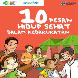 Buku : 10 Pesan Hidup Sehat dalam Kedaruratan