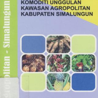 Komoditi Unggulan Kawasan Agropolitan Kabupaten Simalungun