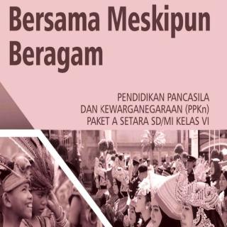 Pendidikan Pancasila dan Kewarganegaraan Paket A Setara SD/MI Kelas VI Modul Tema 11 : Bersama Meskipun Beragam
