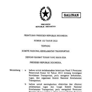 KOMITE NASIONAL KESELAMATAN TRANSPORTASI