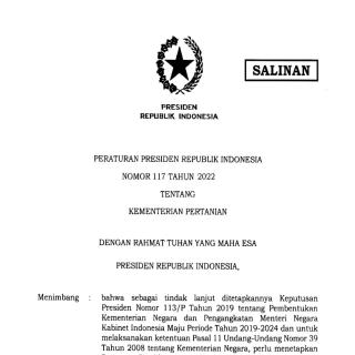 KEMENTERIAN PERTANIAN