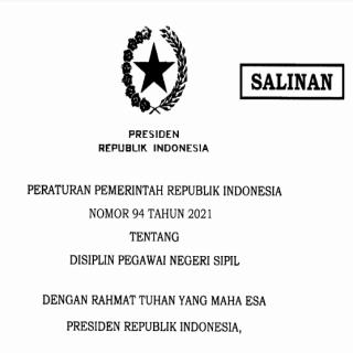 DISIPLIN PEGAWAI NEGERI SIPIL