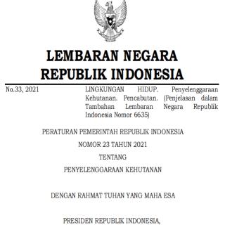 PENYELENGGARAAN KEHUTANAN