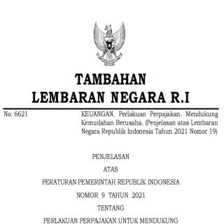 PERLAKUAN PERPAJAKAN UNTUK MENDUKUNG KEMUDAHAN BERUSAHA