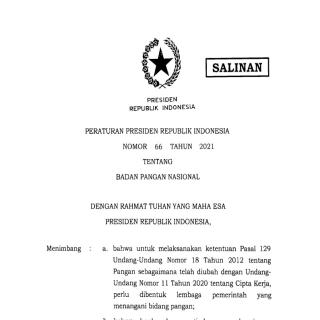 BADAN PANGAN NASIONAL