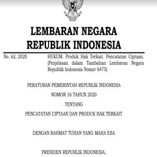PENCATATAN CIPTAAN DAN PRODUK HAK TERKAIT