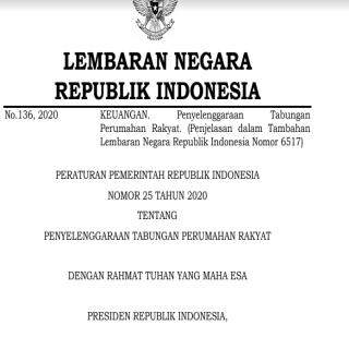 PENYELENGGARAAN TABUNGAN PERUMAHAN RAKYAT