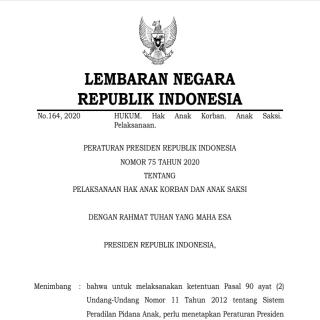 PELAKSANAAN HAK ANAK KORBAN DAN ANAK SAKSI