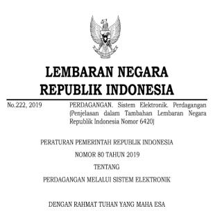 PERDAGANGAN MELALUI SISTEM ELEKTRONIK