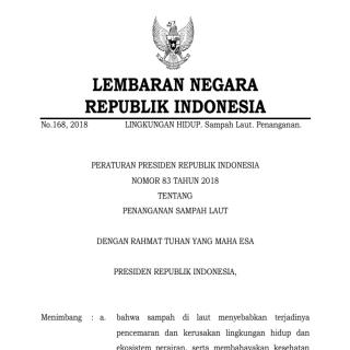 PENANGANAN SAMPAH LAUT