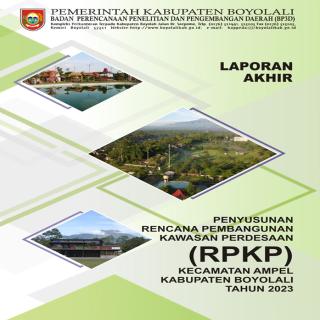 Rencana Pembangunan Kawasan Perdesaan (RPKP) Kecamatan Ampel Kabupaten Boyolali Tahun 2023