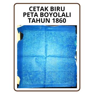 Cetak Biru Peta Boyolali Tahun 1860