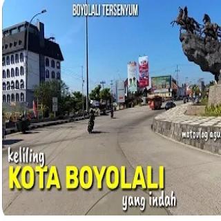 boyolali. Keliling Kota Boyolali yang indah. Agustus 2021