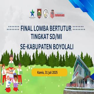 Final Lomba Bertutur tingkat SD/MI Se-Kabupaten Boyolali Tahun 2025